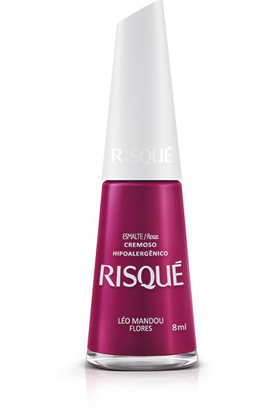 Risqué Esmalte Léo mandou flores 8ml