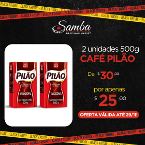 2 unidades de Café Pilão 500g