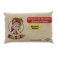 Farinha de Mandioca Crua 1Kg - Emilia